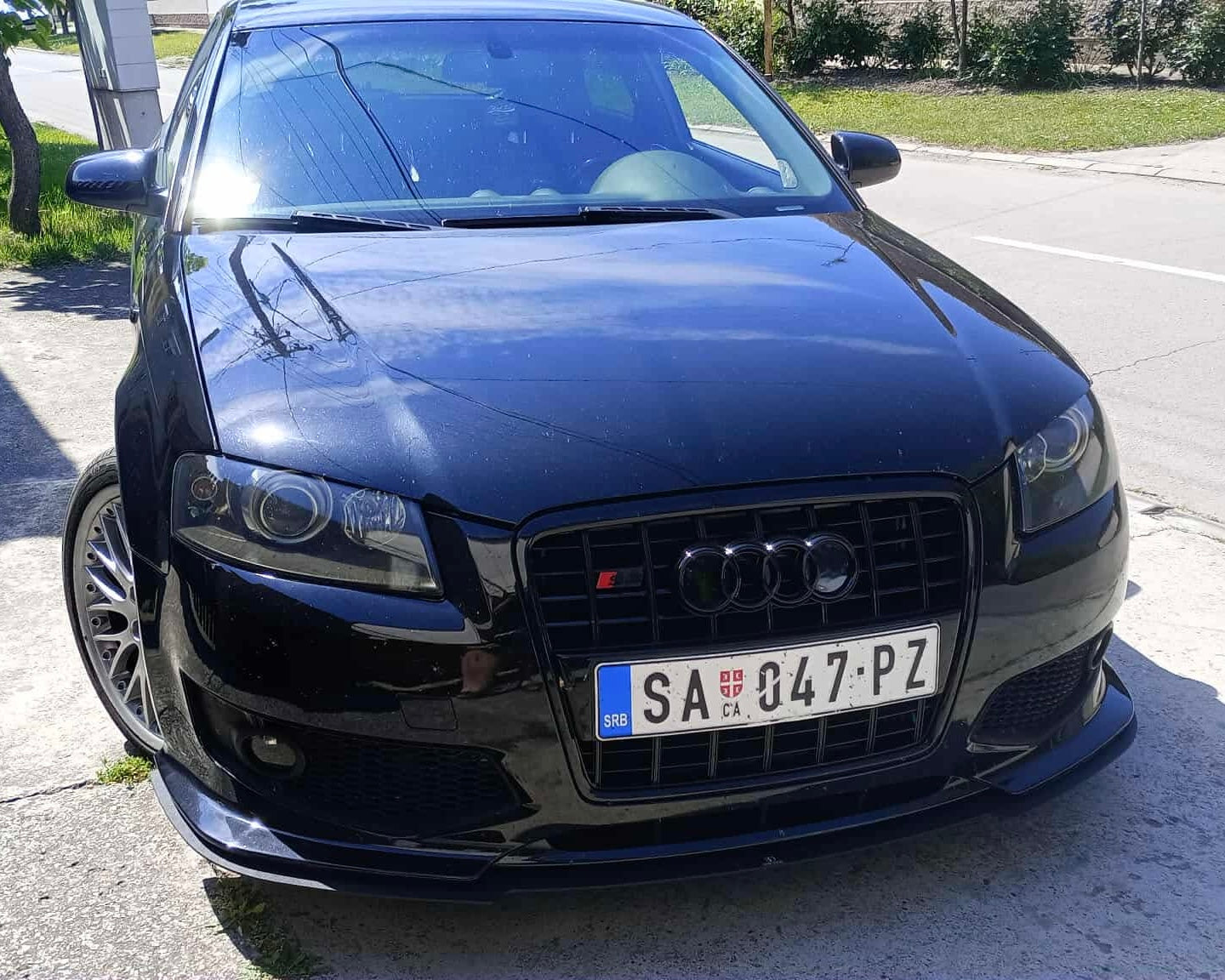 Audi S3 8P PFL Front Lip Splitter