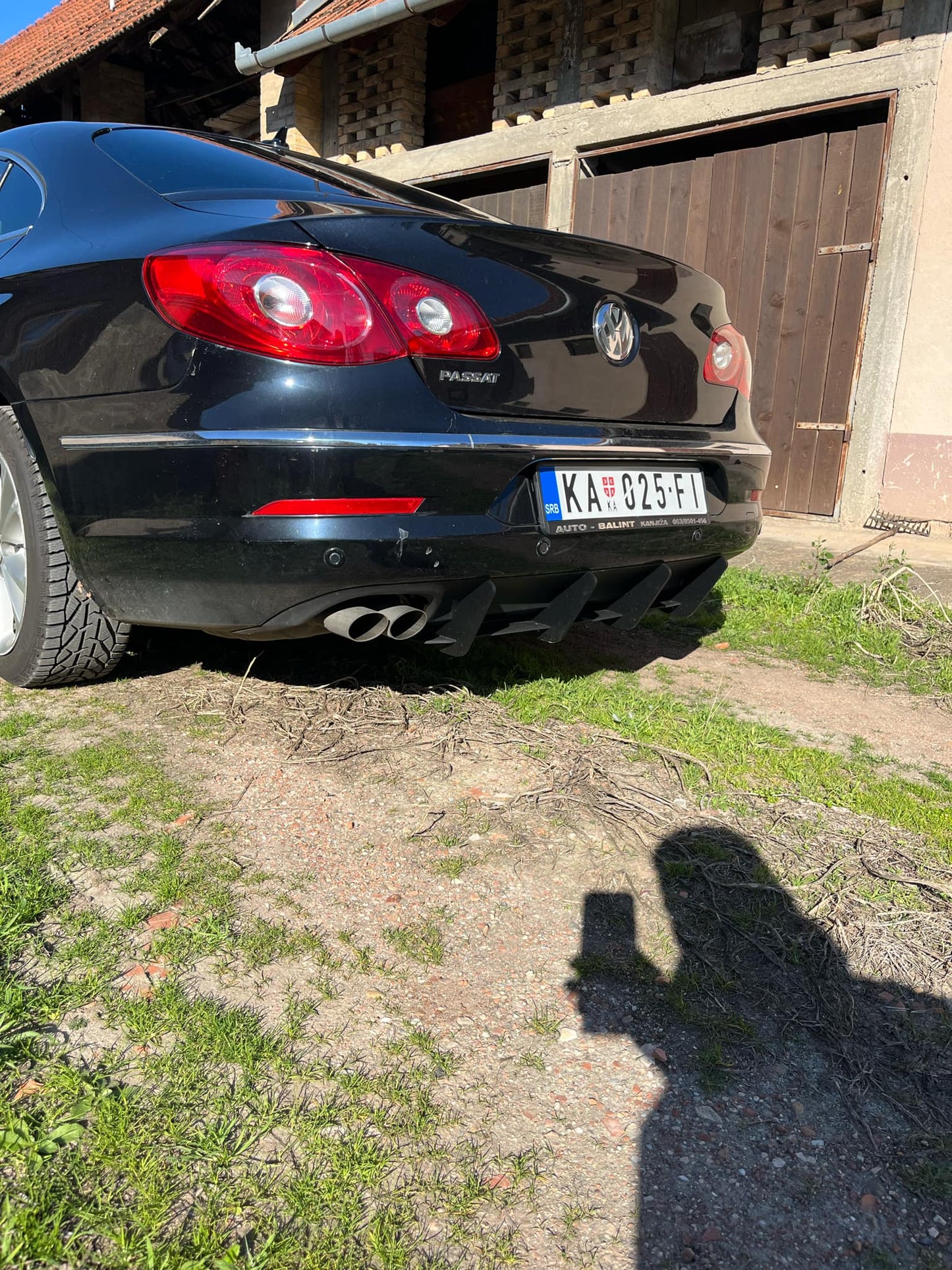 Volkswagen Passat CC Rear Diffuser (2009-2012) - SOLAR DESIGN