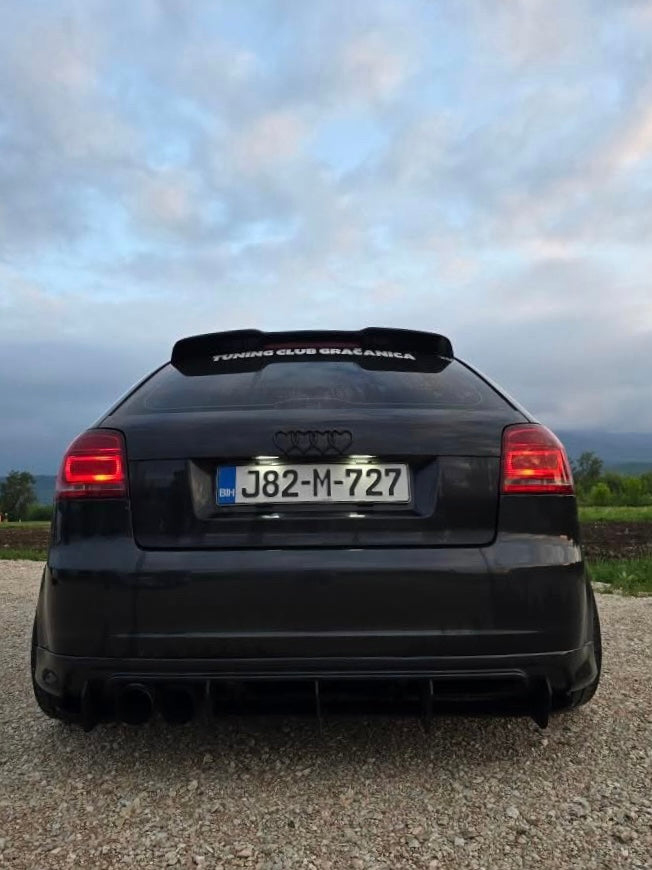 Audi S3 8P Pre-Facelift Rear Diffuser V2