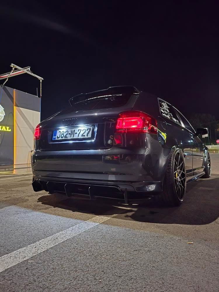 Audi S3 8P Pre-Facelift Rear Diffuser V2