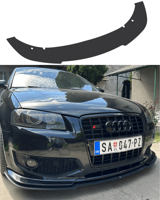 Audi S3 8P PFL Front Lip Splitter