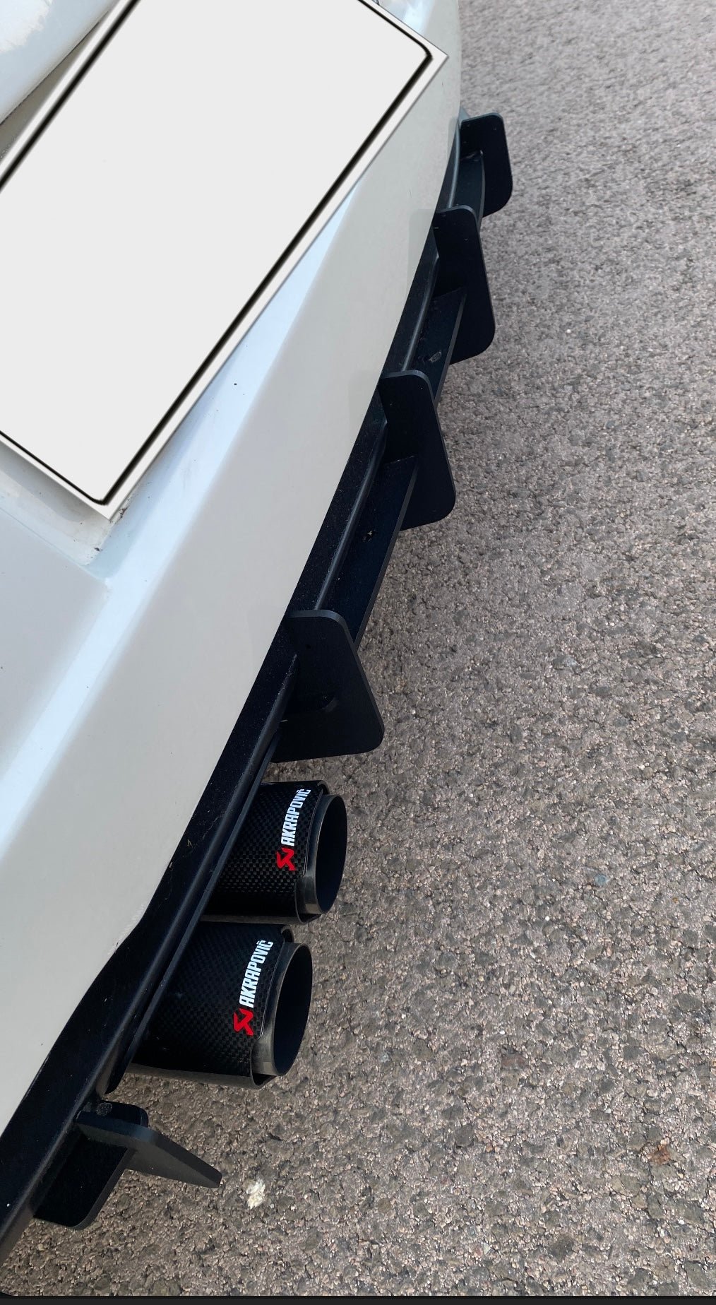 Fiat Grande Punto Rear diffuser - SOLAR DESIGN