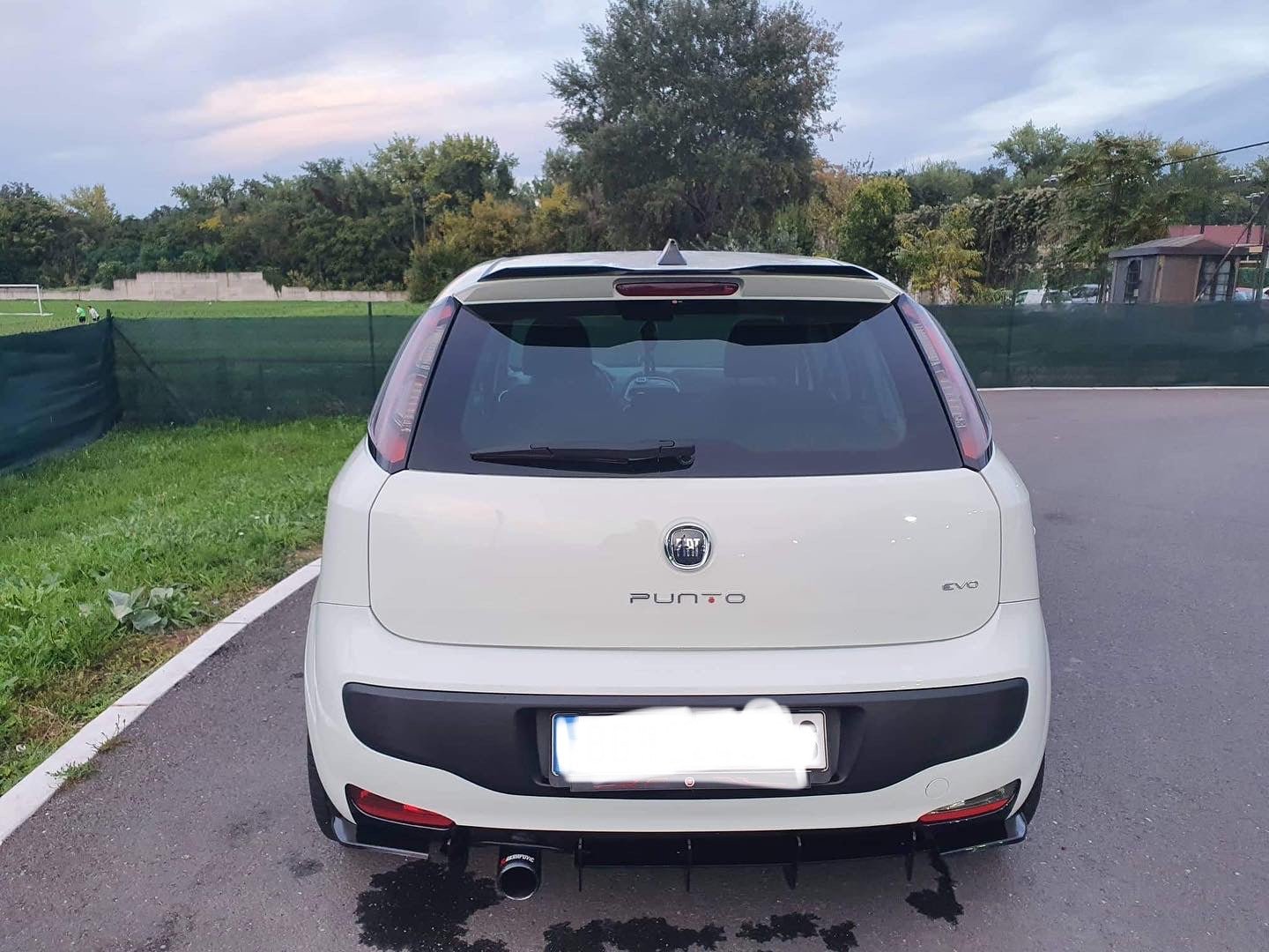 Fiat Grande Punto Evo Rear diffuser - SOLAR DESIGN