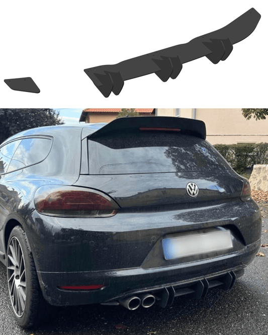 Volkswagen Scirocco Pre-Facelift Rear Diffuser V2 - SOLAR DESIGN