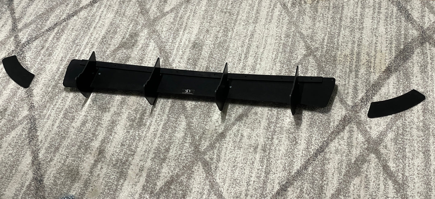 Volkswagen Golf 7.5 GTI Rear Diffuser - SOLAR DESIGN
