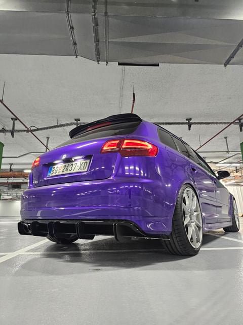 Audi S3 8P Facelift Rear Diffuser - SOLAR DESIGN