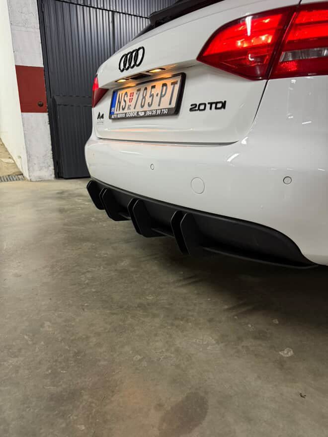 Audi A4 B8 Rear Diffuser V2 - SOLAR DESIGN