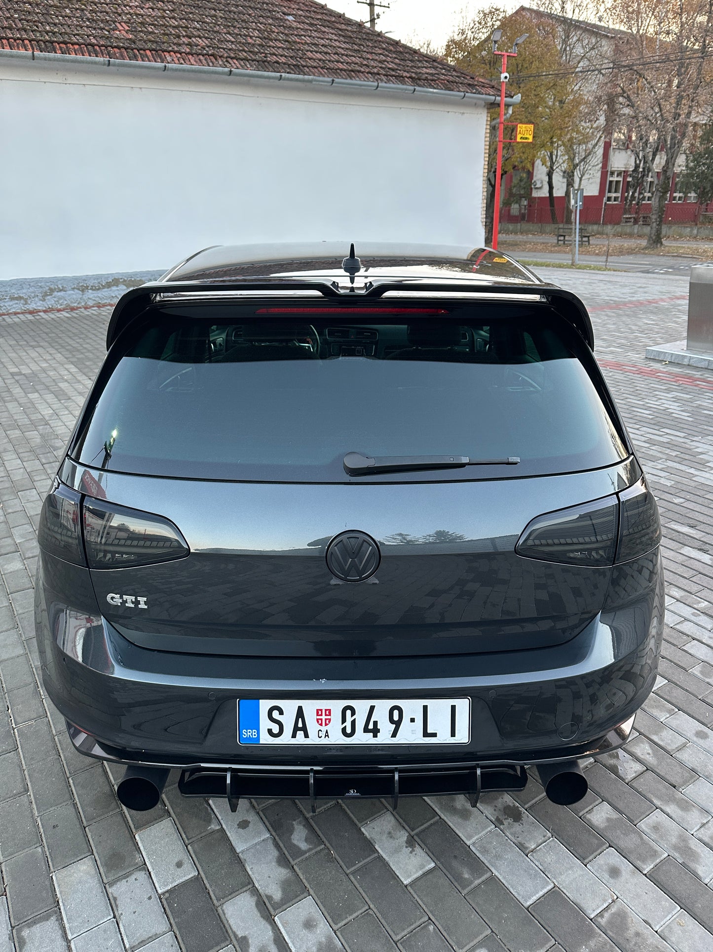 Volkswagen Golf 7 GTI Clubsport Rear Diffuser - SOLAR DESIGN
