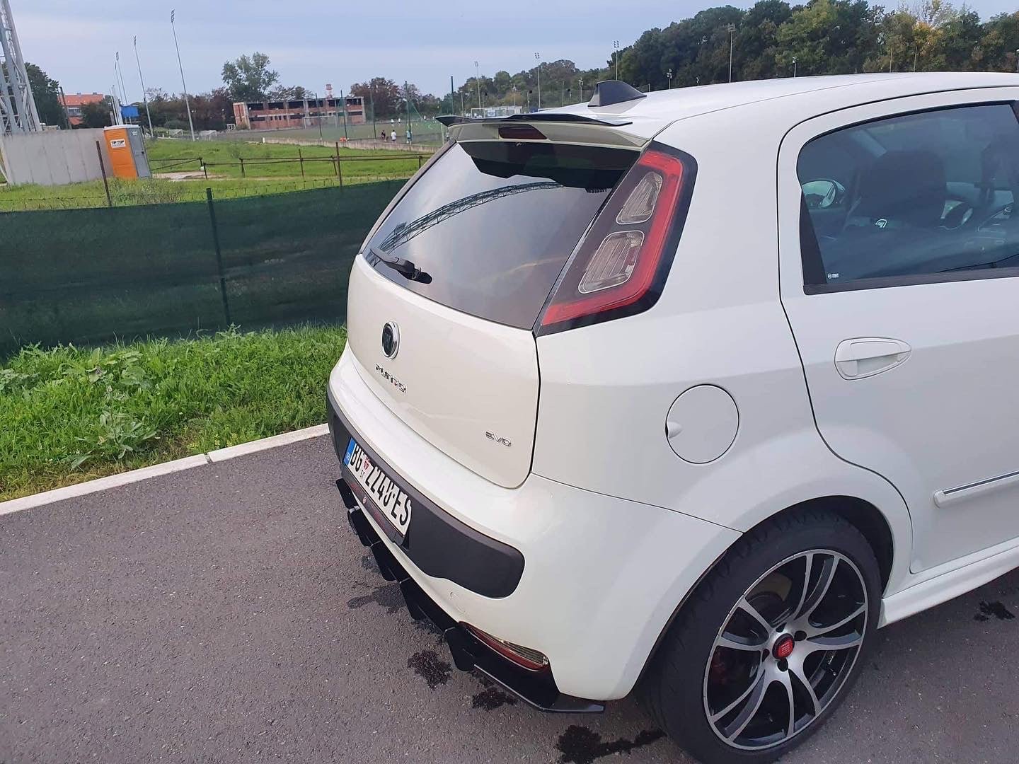 Fiat Grande Punto Evo Rear diffuser - SOLAR DESIGN