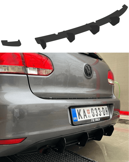 Volkswagen Golf 6 Rear Diffuser