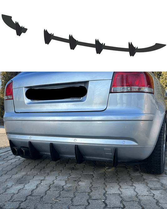Audi A3 8P Pre-Facelift Rear Diffuser