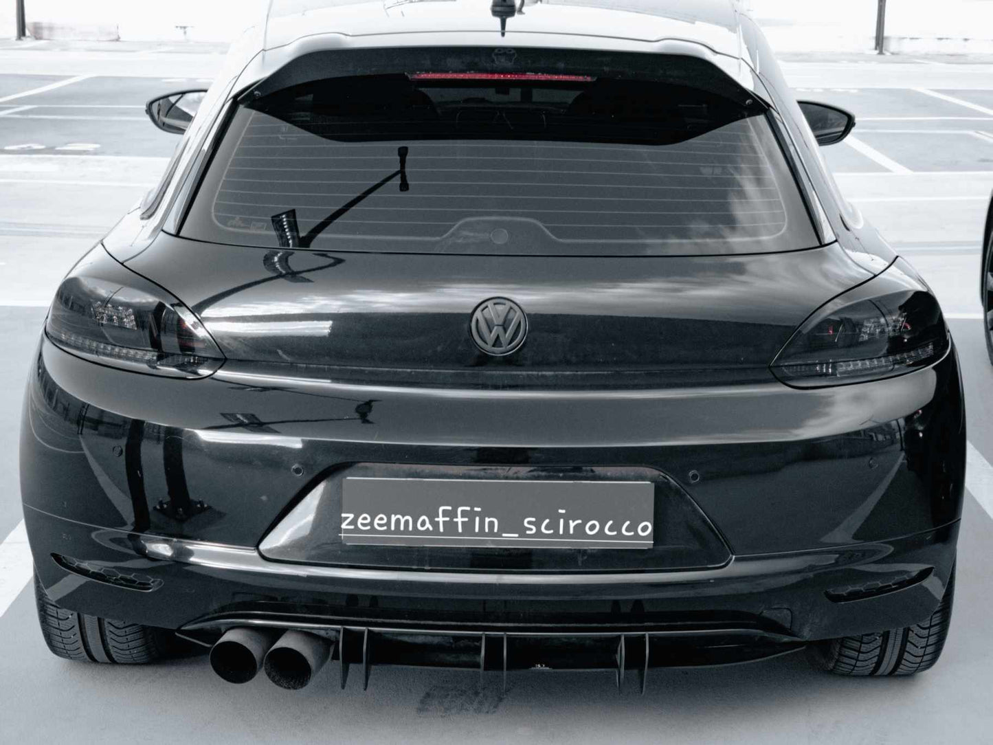 Volkswagen Scirocco Pre-Facelift Spoiler Extension - SOLAR DESIGN
