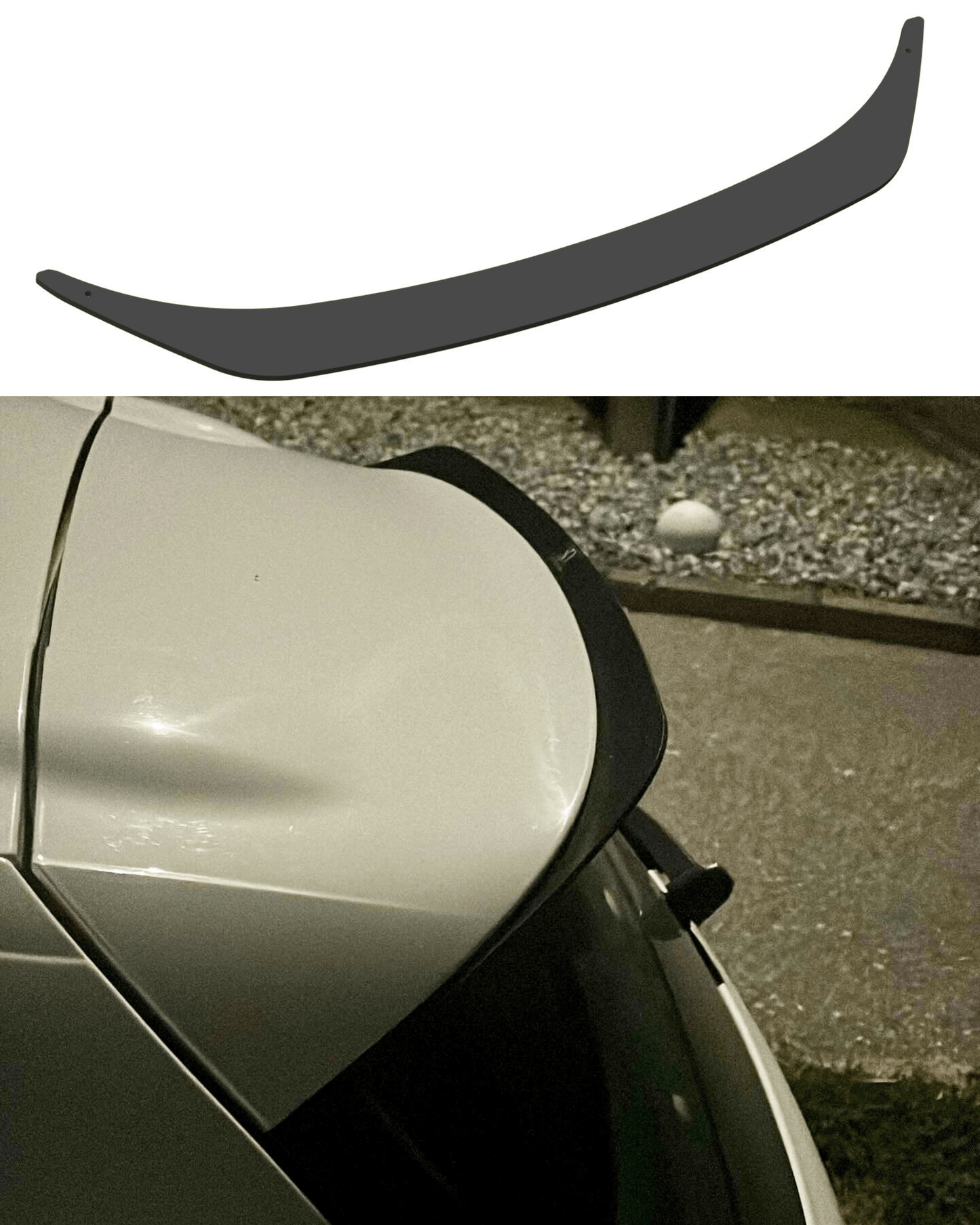 Volkswagen Scirocco Pre-Facelift Spoiler Extension - SOLAR DESIGN