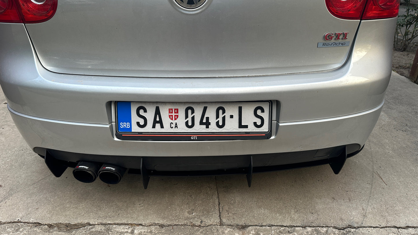 Volkswagen Golf 5 GTI Rear Diffuser - SOLAR DESIGN