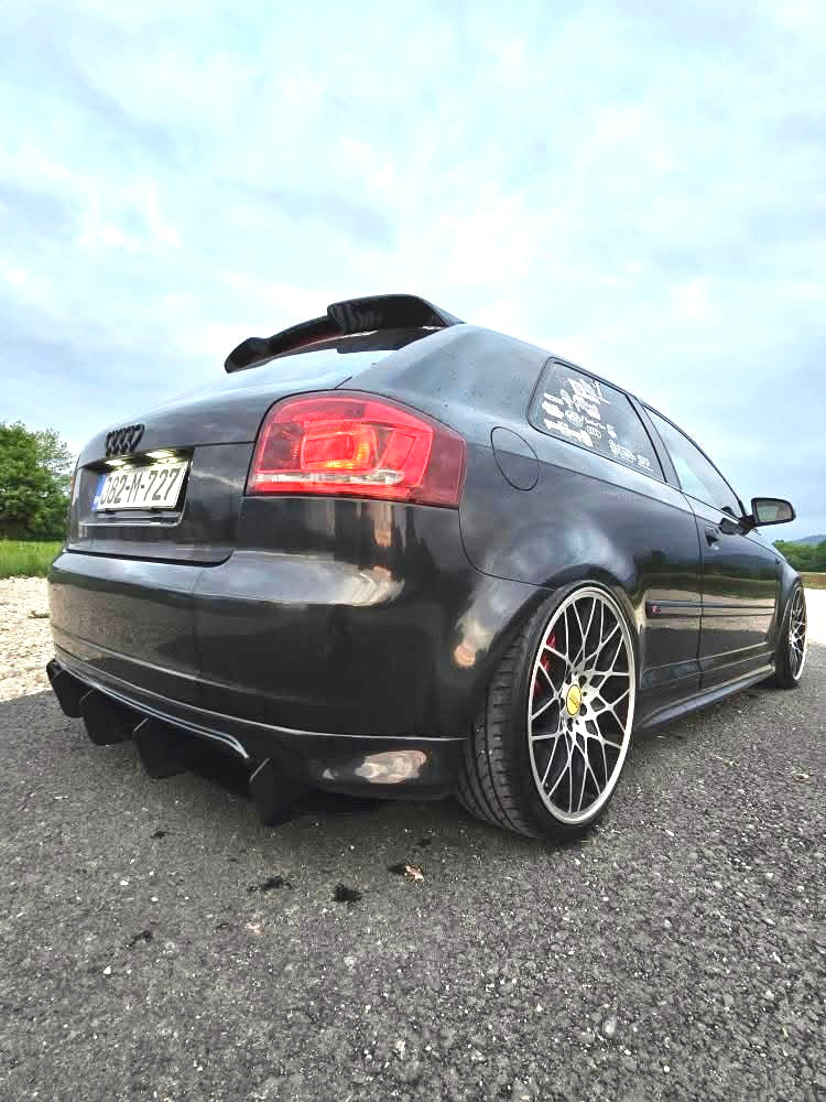 Audi S3 8P Pre-Facelift Rear Diffuser V2