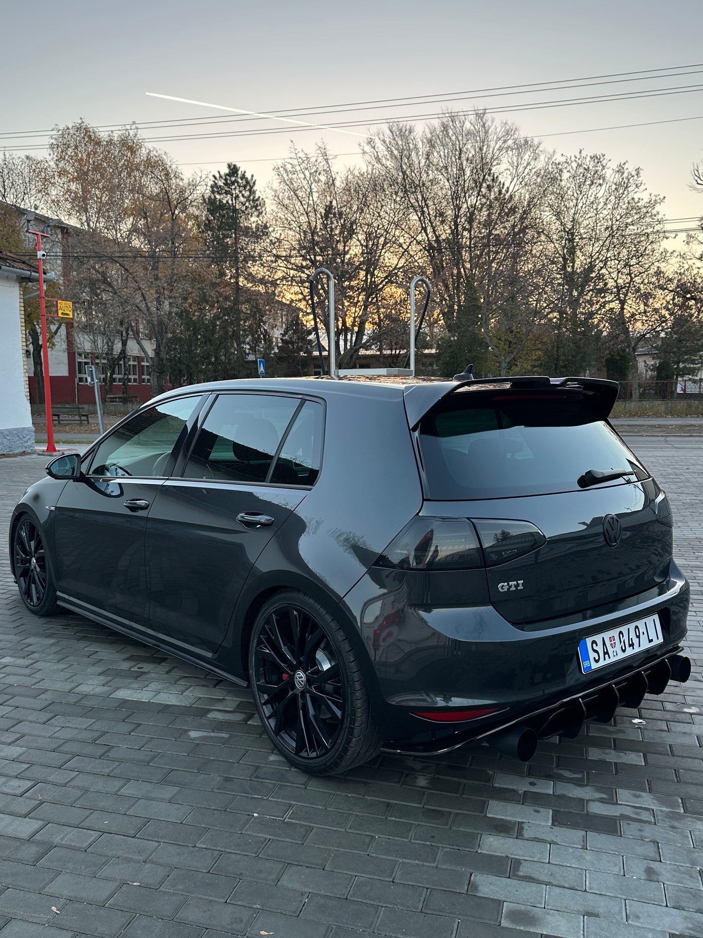Volkswagen Golf 7 GTI Clubsport Rear Diffuser - SOLAR DESIGN