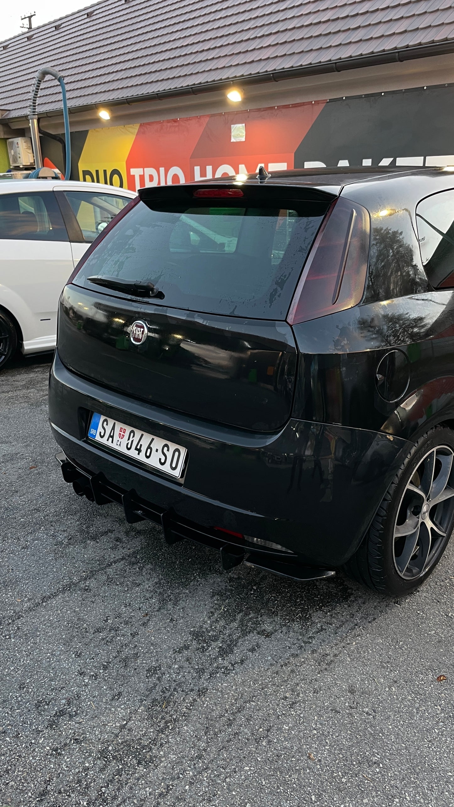 Fiat Grande Punto Rear diffuser - SOLAR DESIGN