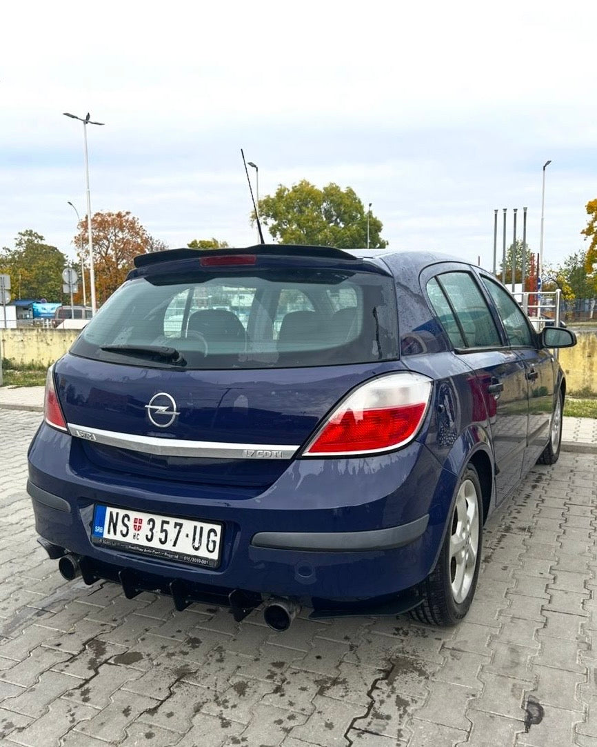 Opel Astra H Rear Diffuser