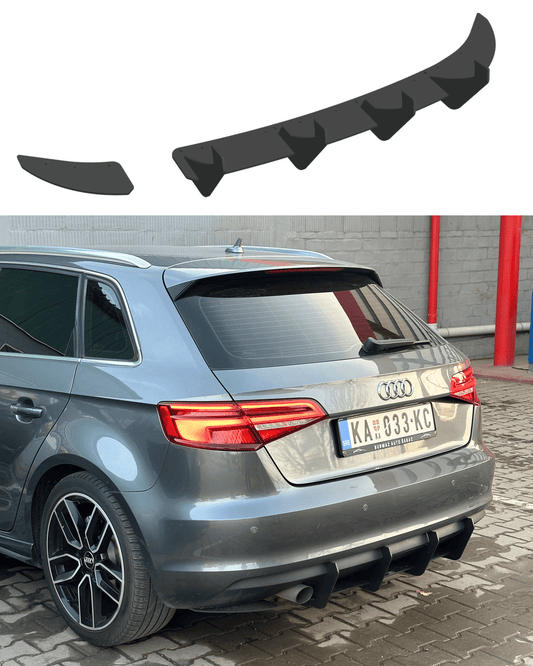 Audi A3 8V Sportback Rear Diffuser (2013-2016) - SOLAR DESIGN