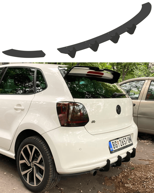 Volkswagen Polo 5 Rear Diffuser - SOLAR DESIGN