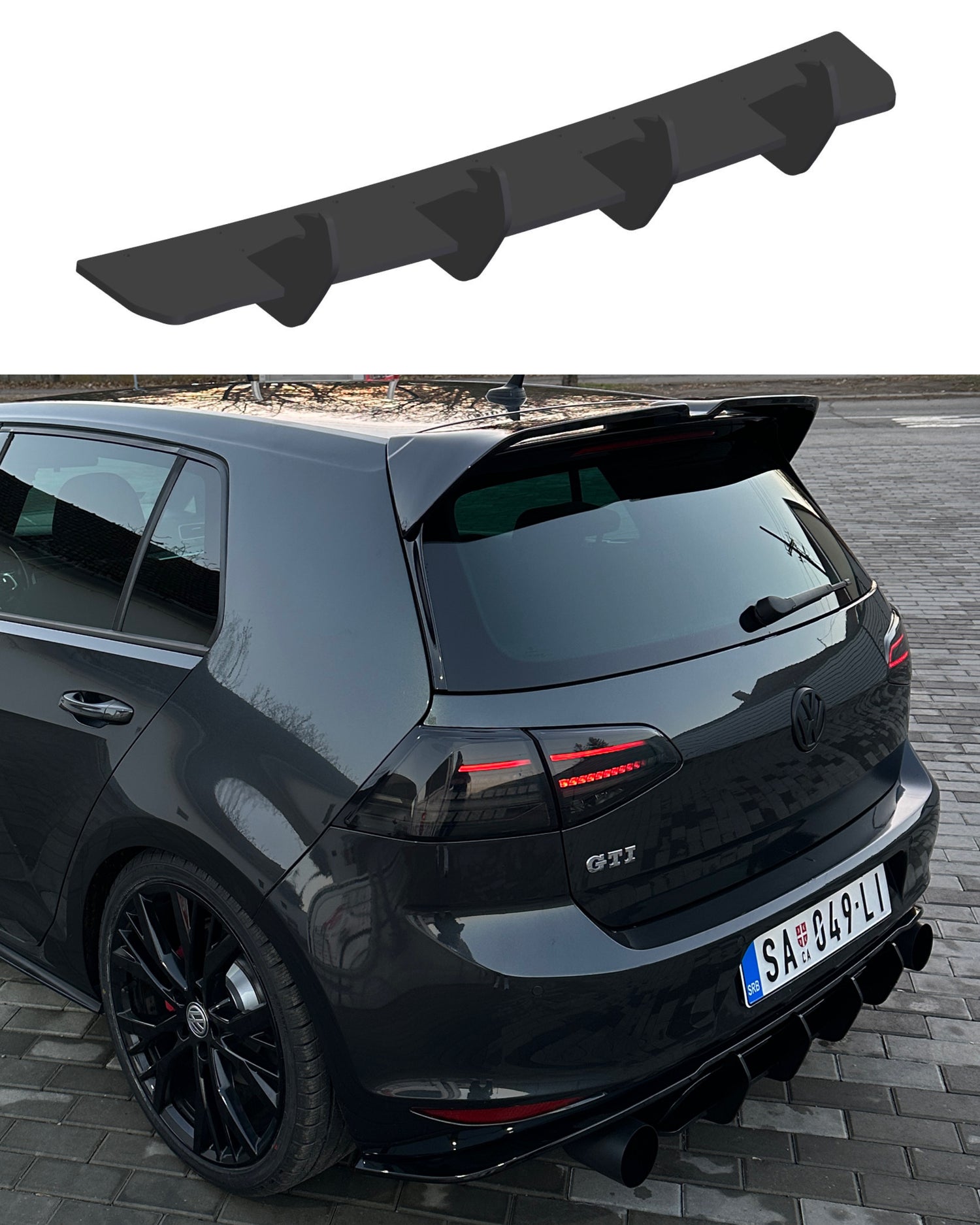 Volkswagen Rear Diffusers
