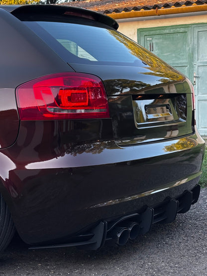 Audi A3 8P S-line Facelift Rear Diffuser