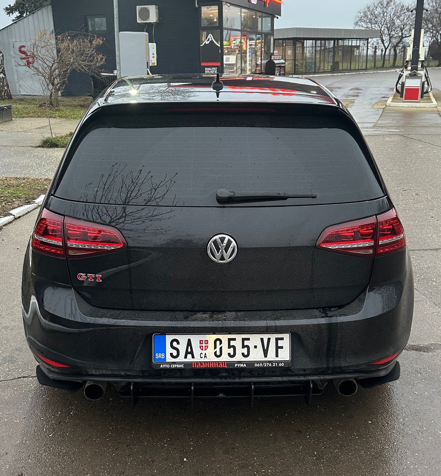 Volkswagen Golf 7 GTI Rear Diffuser Pre-Facelift (2013-2016)