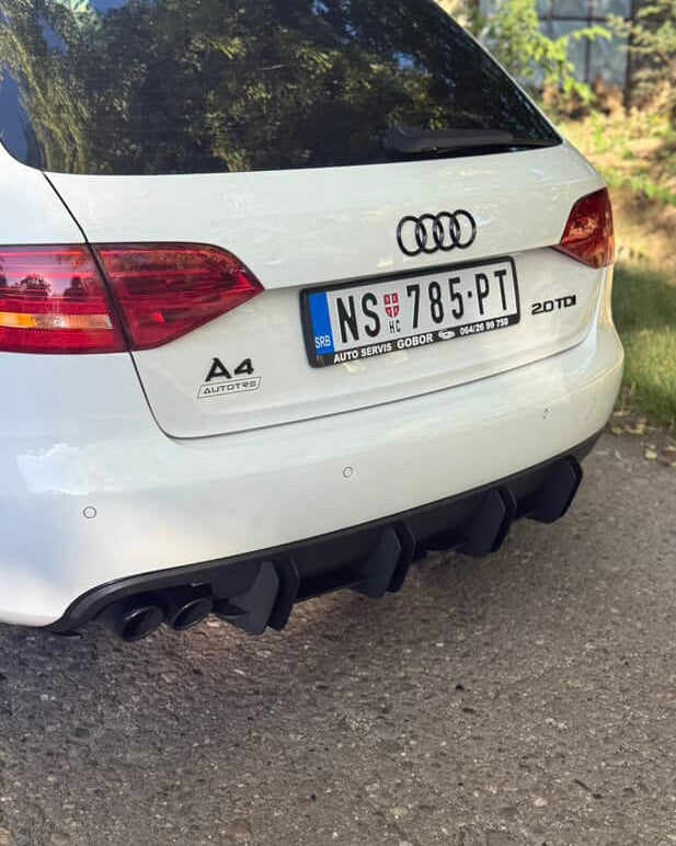 Audi A4 B8 Rear Diffuser V2