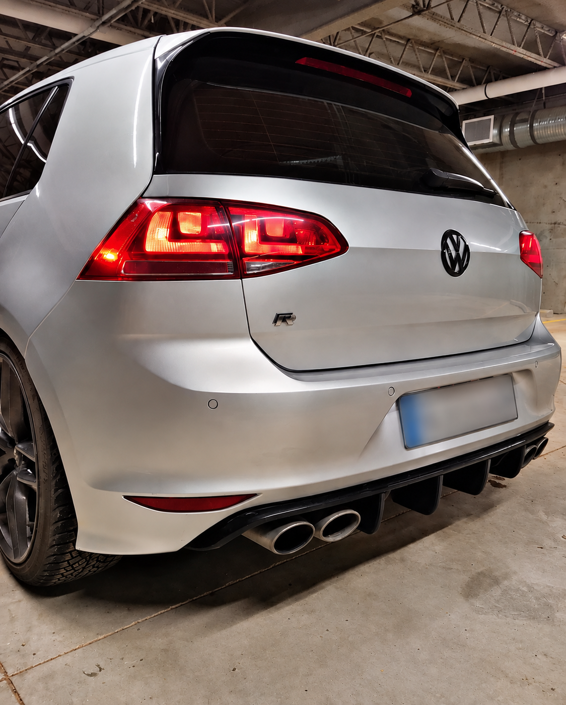 Volkswagen Golf 7R OEM+ Rear Diffuser Fins