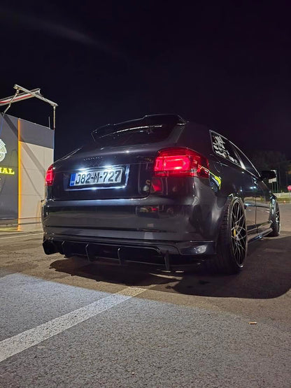 Audi S3 8P Pre-Facelift Rear Diffuser V2