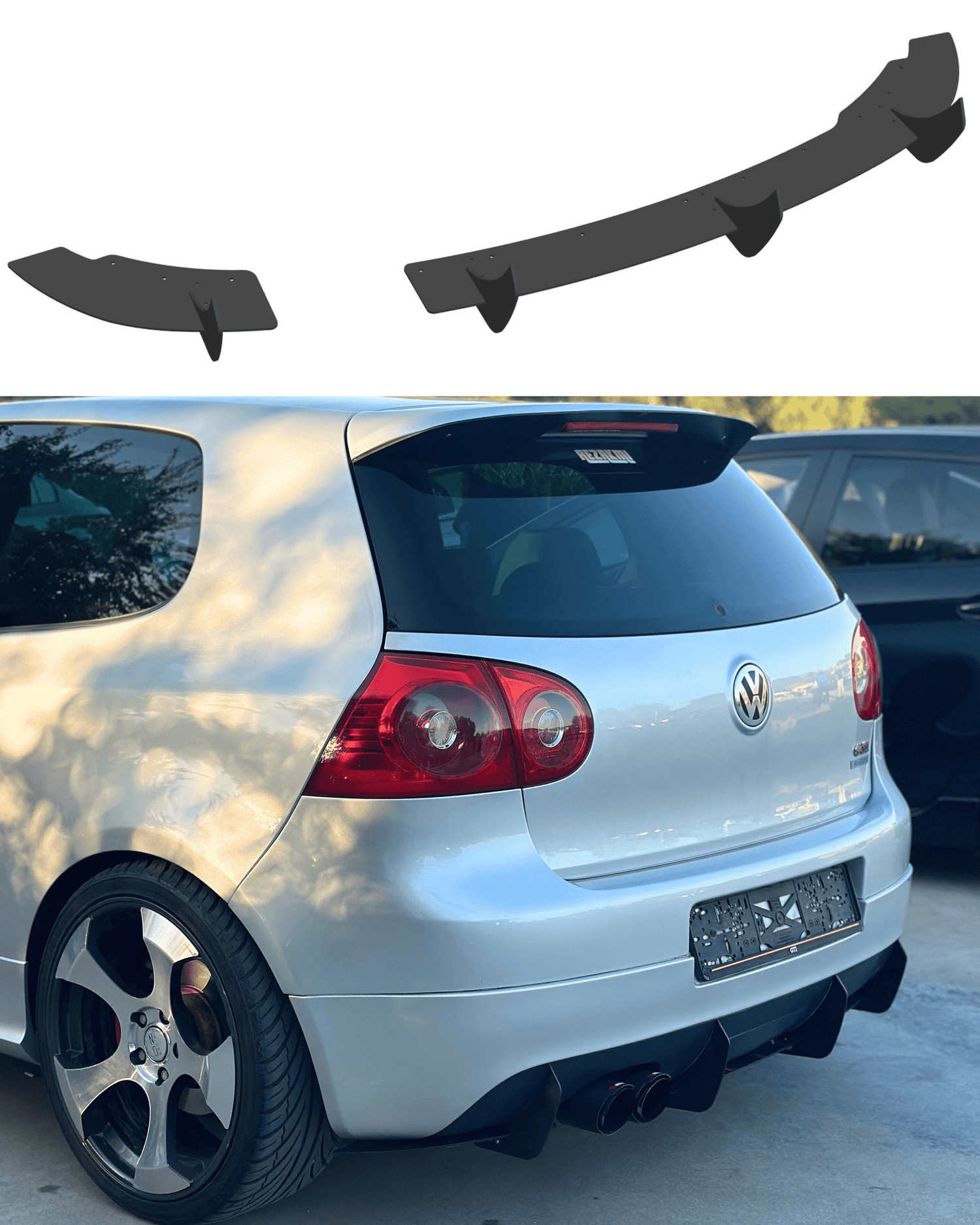 Volkswagen Golf 5 GTI Rear Diffuser - SOLAR DESIGN