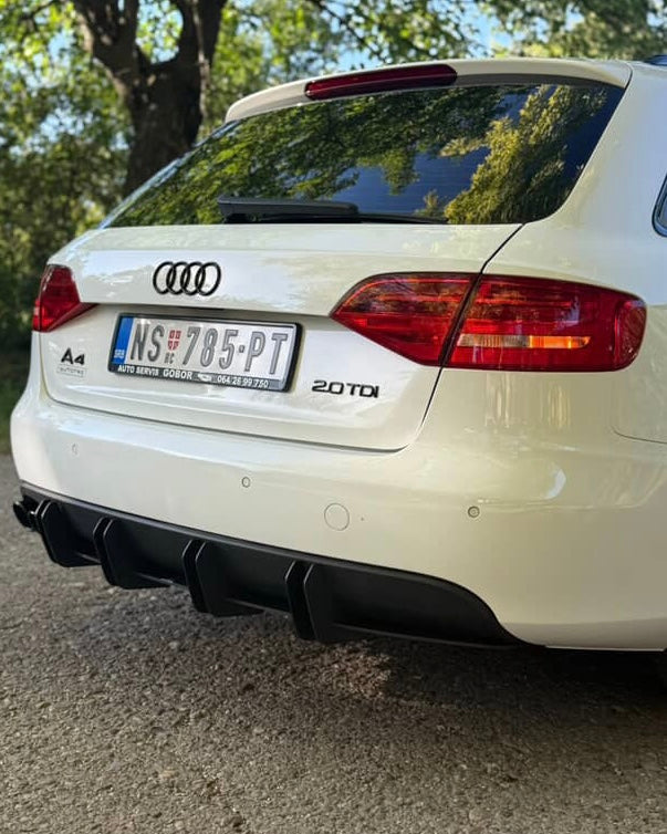 Audi A4 B8 Rear Diffuser V2