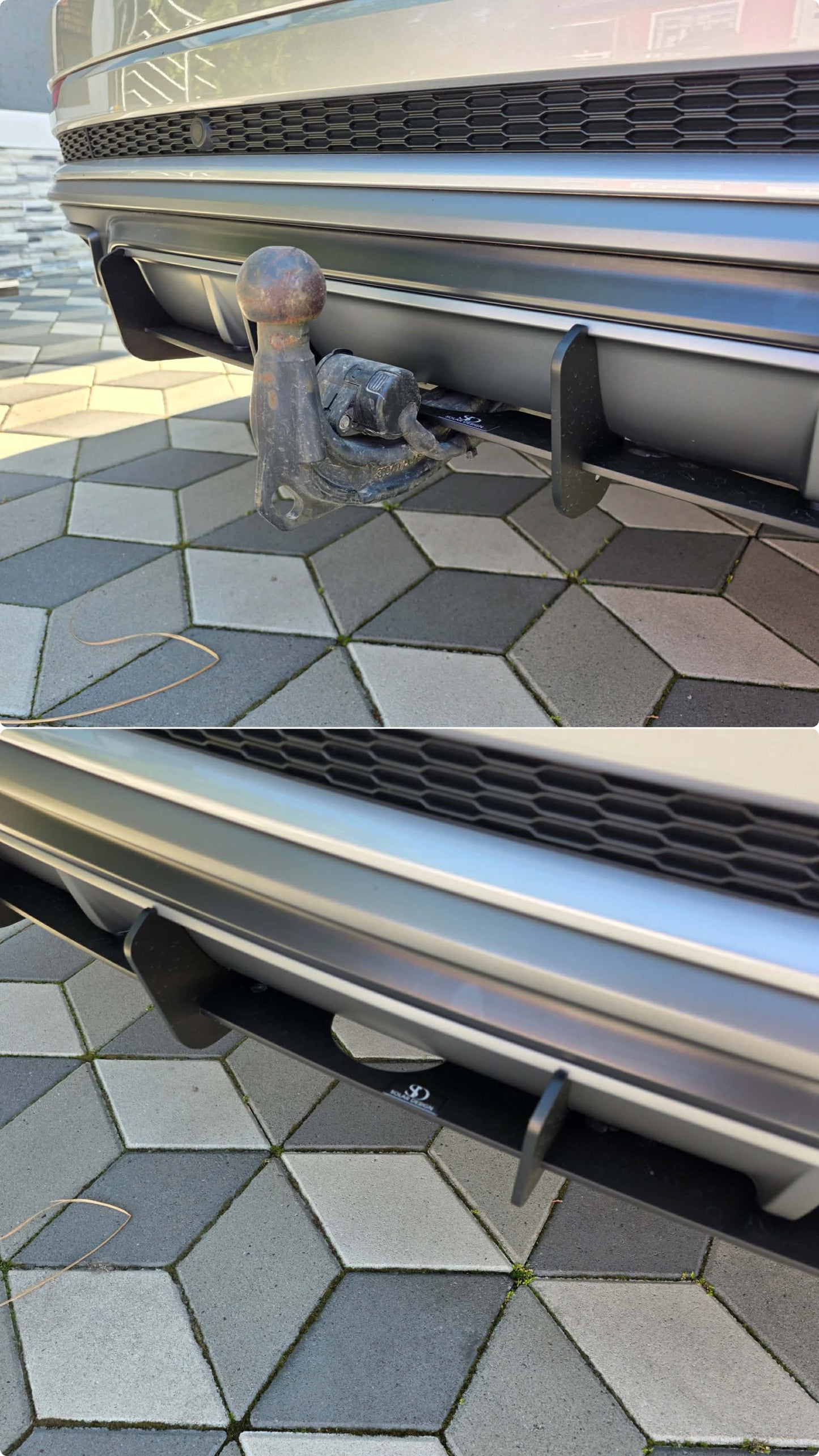 Audi Q8 S line / SQ8 Rear Diffuser (2018+)