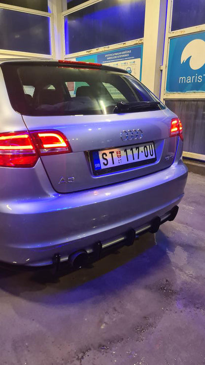 Audi A3 8P Facelift Sportback Rear Diffuser