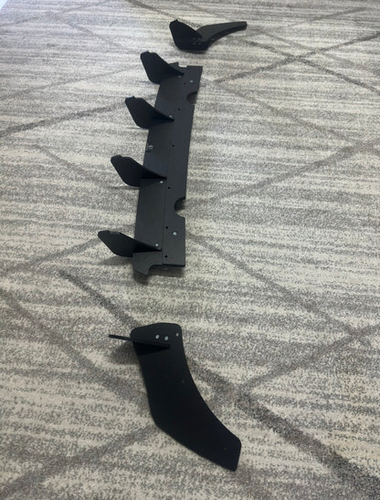 Volkswagen Golf 7 GTI 6 FIN Rear Diffuser Pre-Facelift (2013-2016)