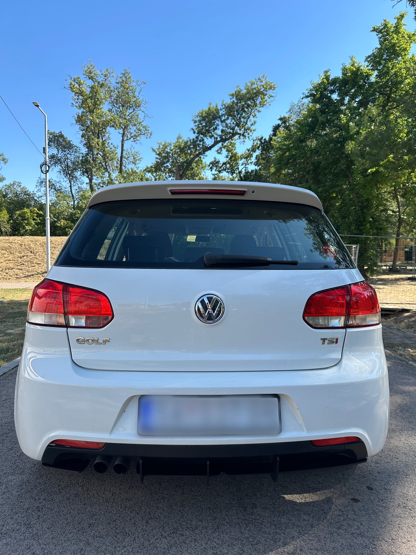 Volkswagen Golf 6 R-line Rear Diffuser