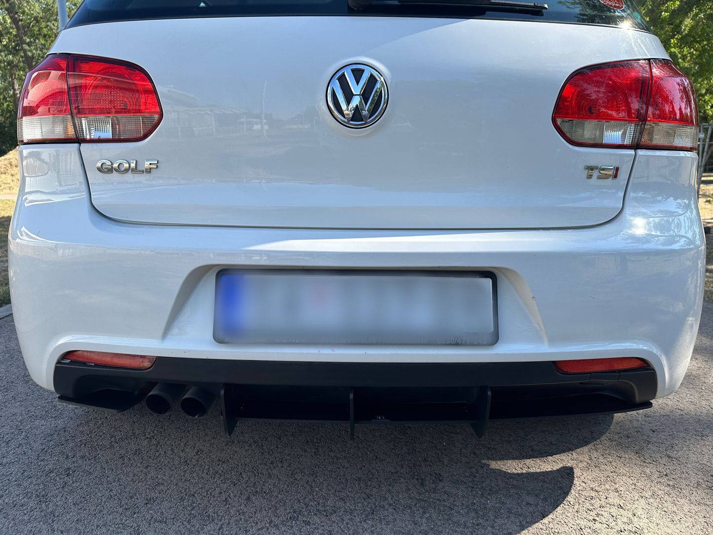 Volkswagen Golf 6 R-line Rear Diffuser