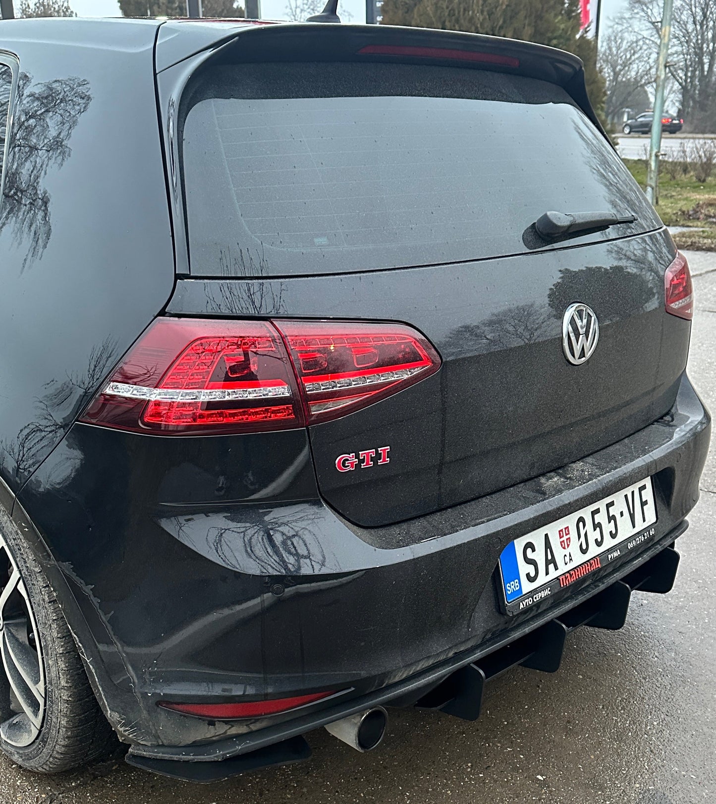 Volkswagen Golf 7 GTI Rear Diffuser Pre-Facelift (2013-2016)