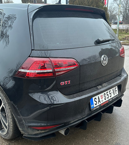 Volkswagen Golf 7 GTI Rear Diffuser Pre-Facelift (2013-2016)