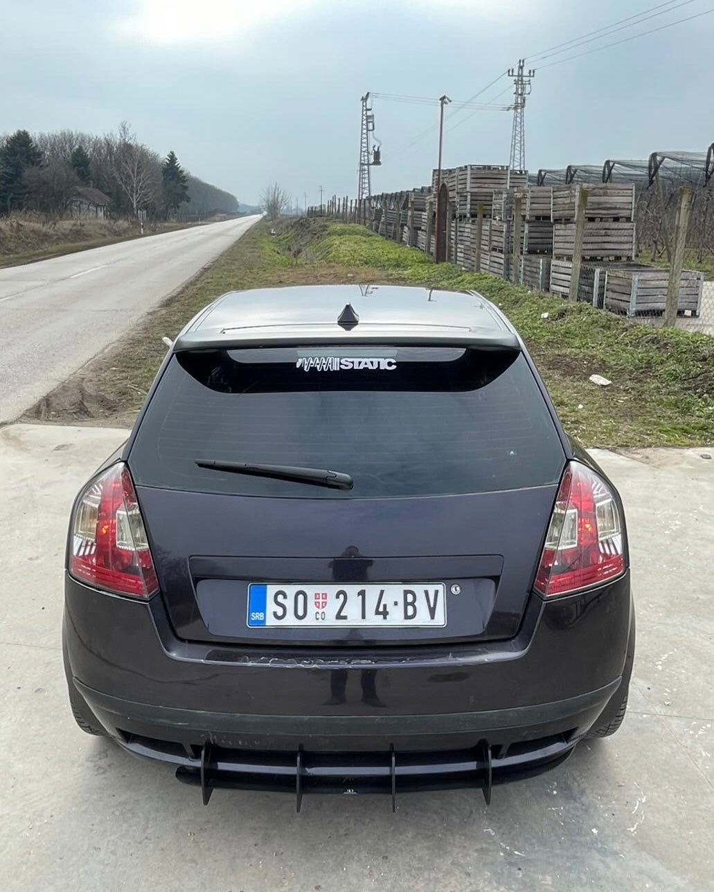 Fiat Stilo Rear Diffuser - SOLAR DESIGN