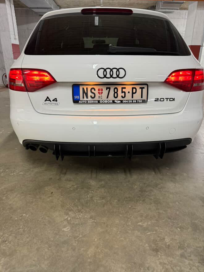 Audi A4 B8 Rear Diffuser V2
