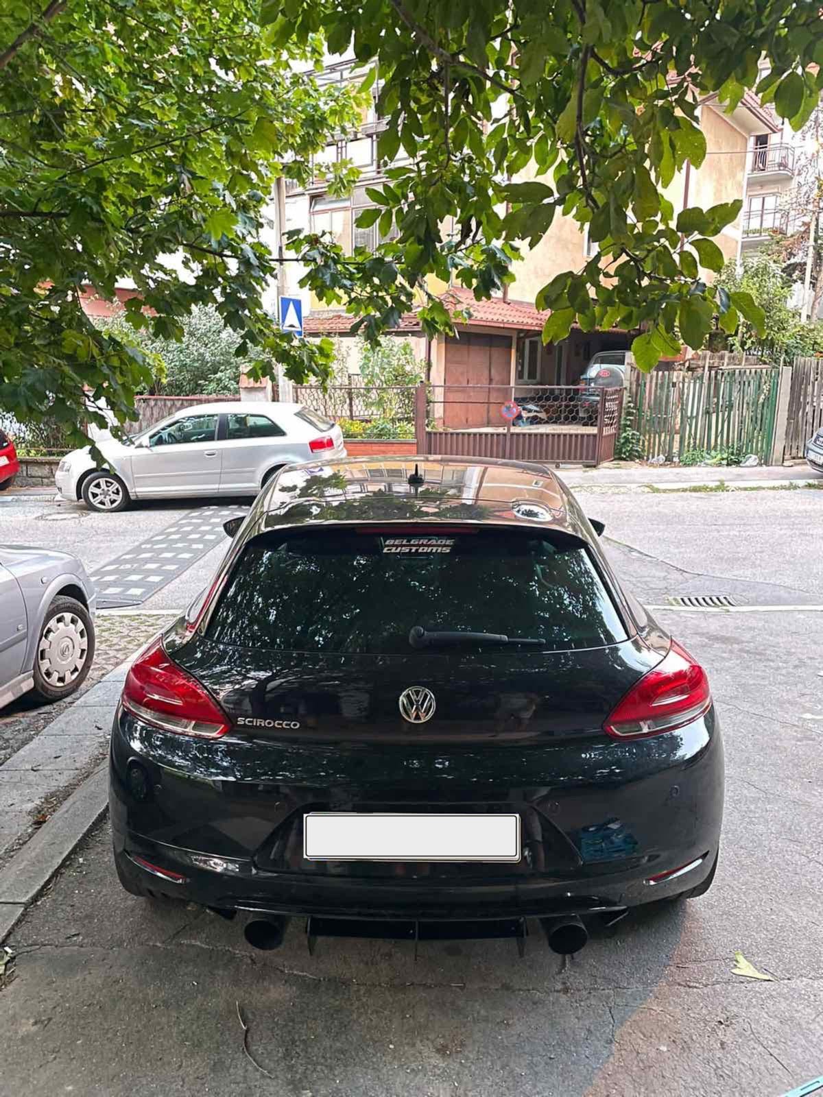 Volkswagen Scirocco Pre-Facelift Rear Diffuser V1 - SOLAR DESIGN