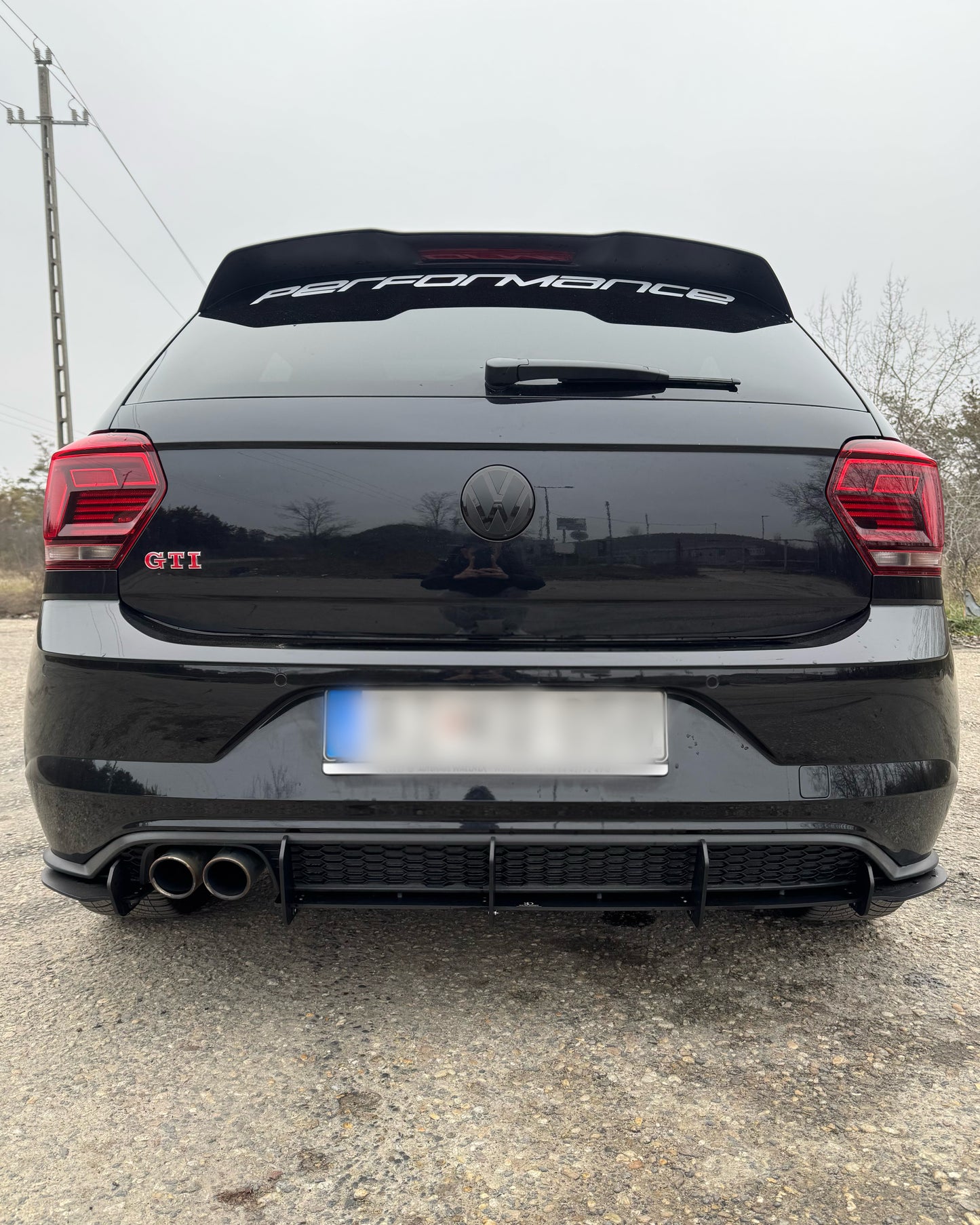 Volkswagen Polo MK6 GTI Rear Diffuser