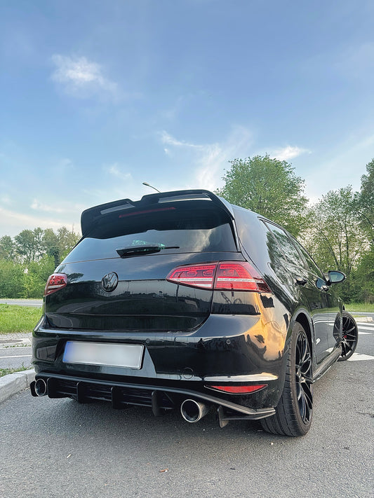 Volkswagen Golf 7 GTI 6 FIN Rear Diffuser Pre-Facelift (2013-2016)