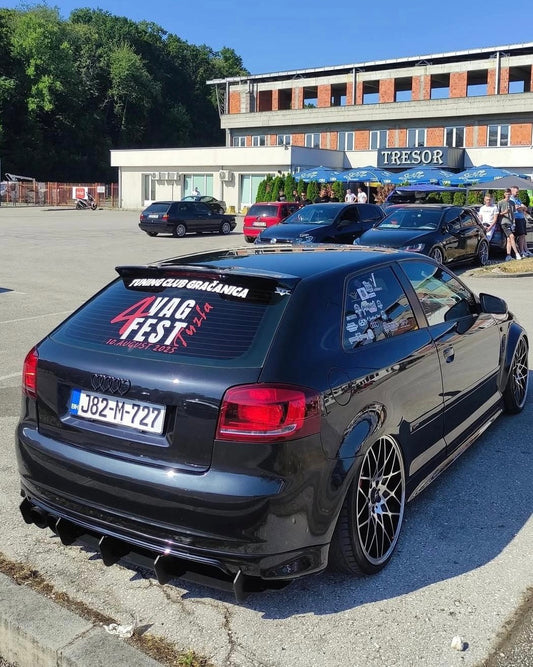 Audi S3 8P Pre-Facelift Rear Diffuser V2