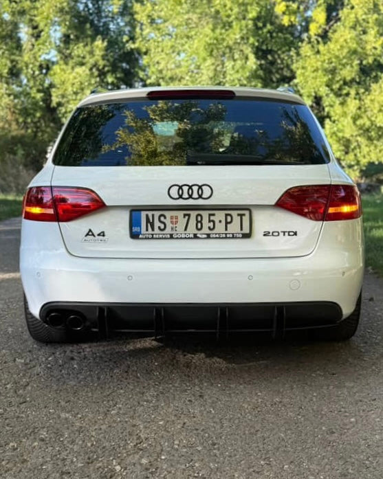 Audi A4 B8 Rear Diffuser V2