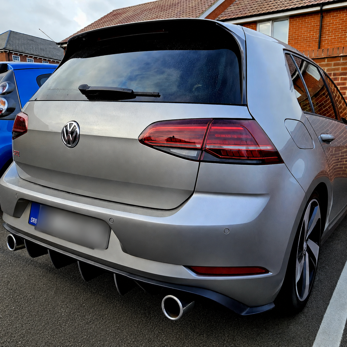 Volkswagen Golf 7.5 GTI OEM+ Rear Diffuser Fins