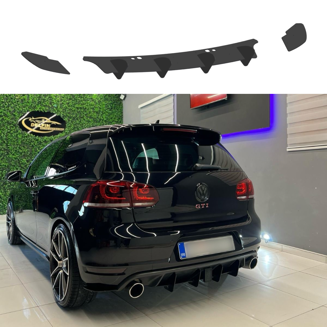 Volkswagen Golf 6 GTI Rear Diffuser V3