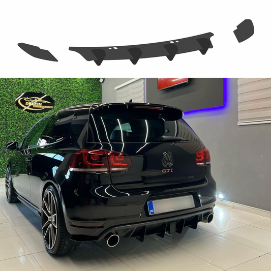Volkswagen Golf 6 GTI Rear Diffuser V3