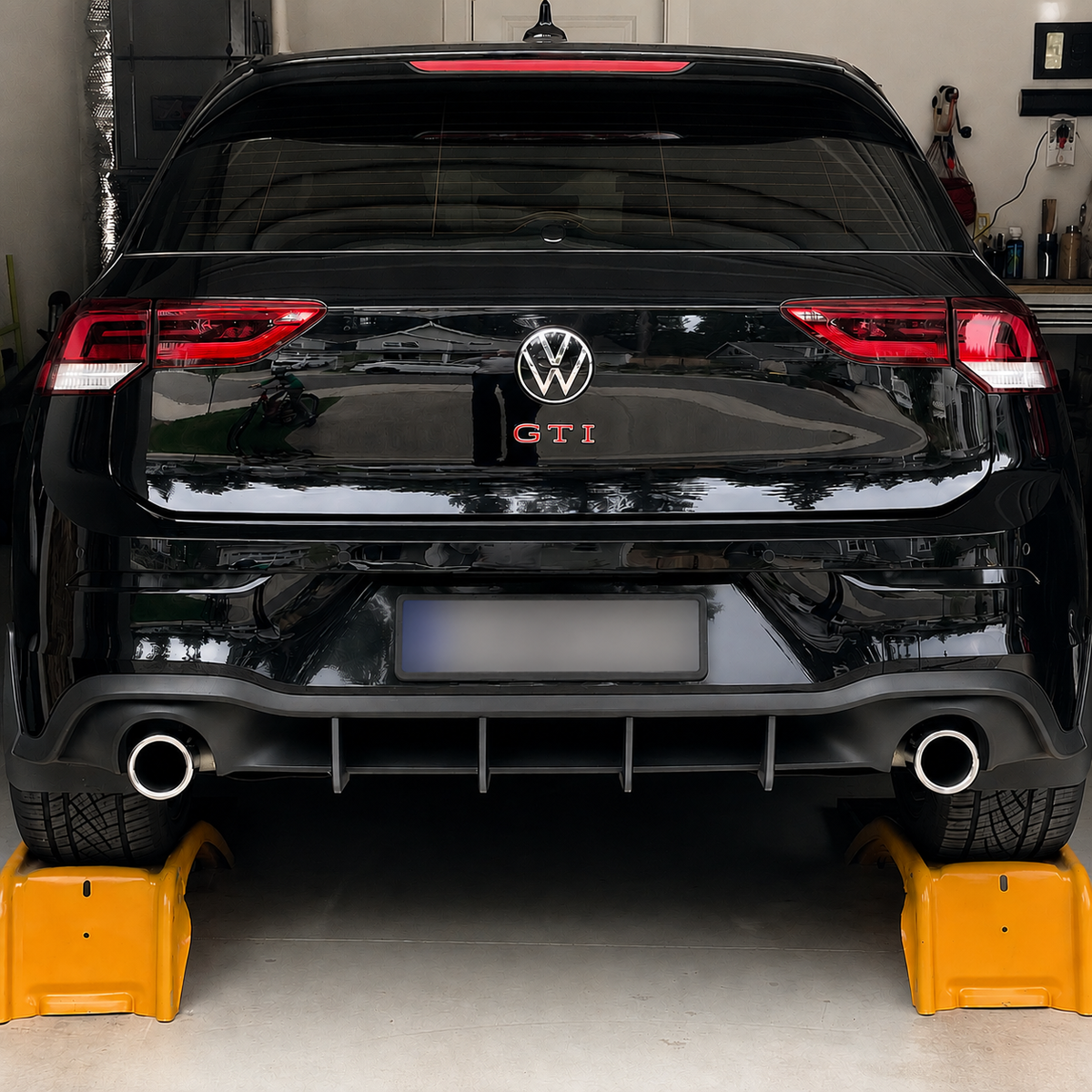 Volkswagen Golf 8 GTI OEM+ Rear Diffuser Fins